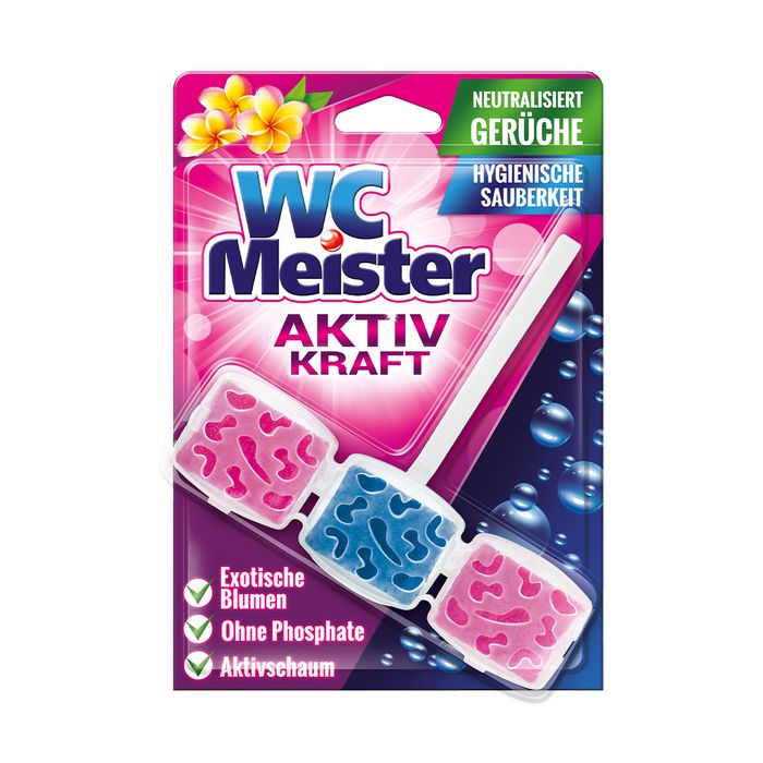 Туалетный блок WC Meister аромат Exotic Blumen