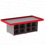 Стол для соревнований и занятий по робототехнике на колёсах с открытыми ячейками СТАНДАРТ