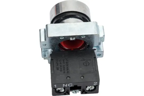 Кнопка Navigator NBI-B-08-R 22 красная 1з 38724