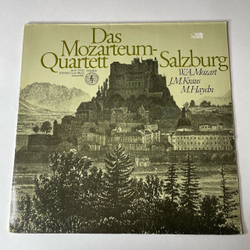 Винтажная виниловая пластинка LP Mozarteum Quartet Salzburg, W. A. Mozart Моцарт, J. M. Kraus Краус, M. Haydn Гайдн, Das Mozarteum Quartett Salzburg ( Германия 1976)