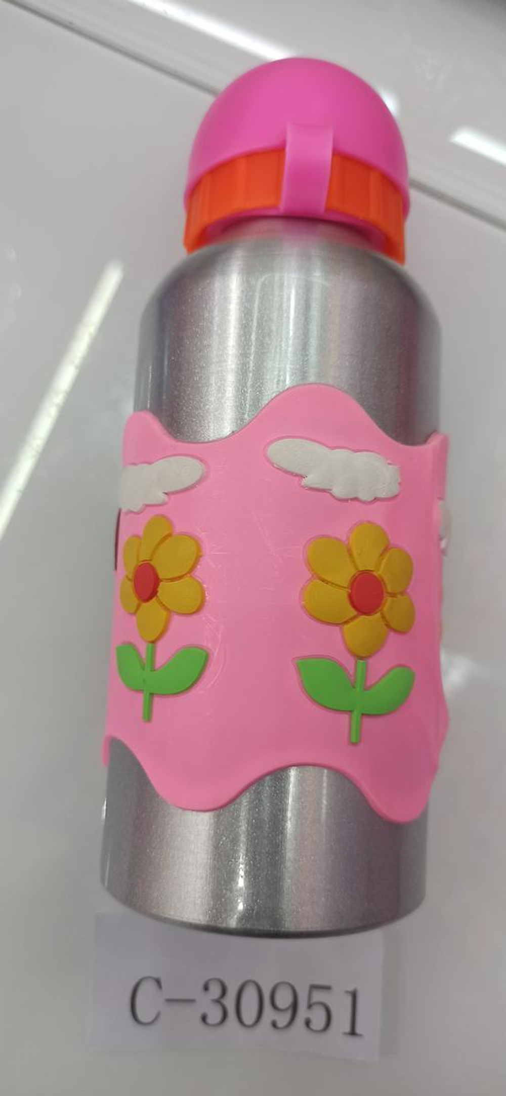 Поильник алюмин 18 см, 6 цветов микс, с-30951