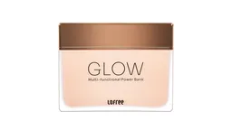 Lofree Glow Power Bank 10K Peach Dawn — фронтальное фото на белом фоне