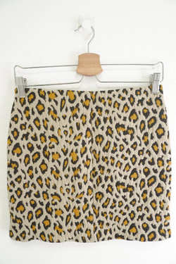 Юбка Stradivarius леопардовая 44 размер