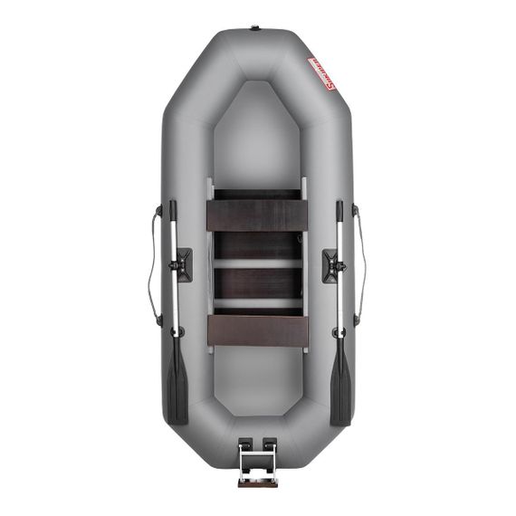 Лодка Тонар Шкипер 280НТ навесной транец (серый)