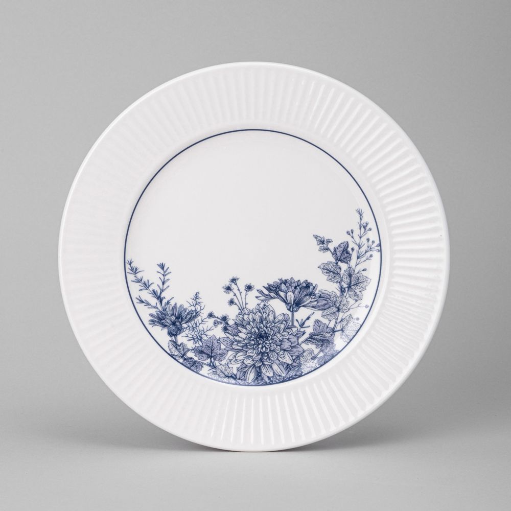 ТАРЕЛКА ЗАКУСОЧНАЯ LEFARD "ROYAL BLUE"20*1,8 СМ (МАЛ.УП.=4ШТ./КОР=24ШТ.)