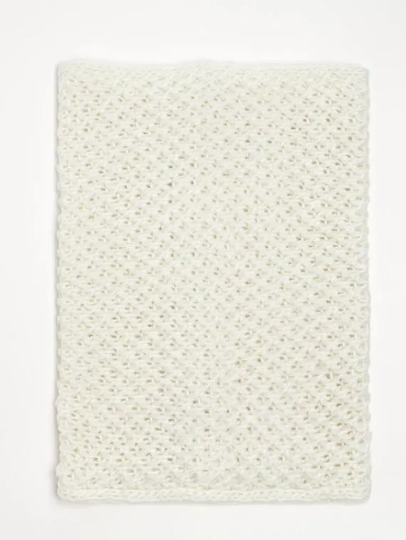 Снуд женский, цвет белый, размер 28х65