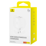 Зарядное устройство Baseus GaN6 Pro 2C+2U 65W