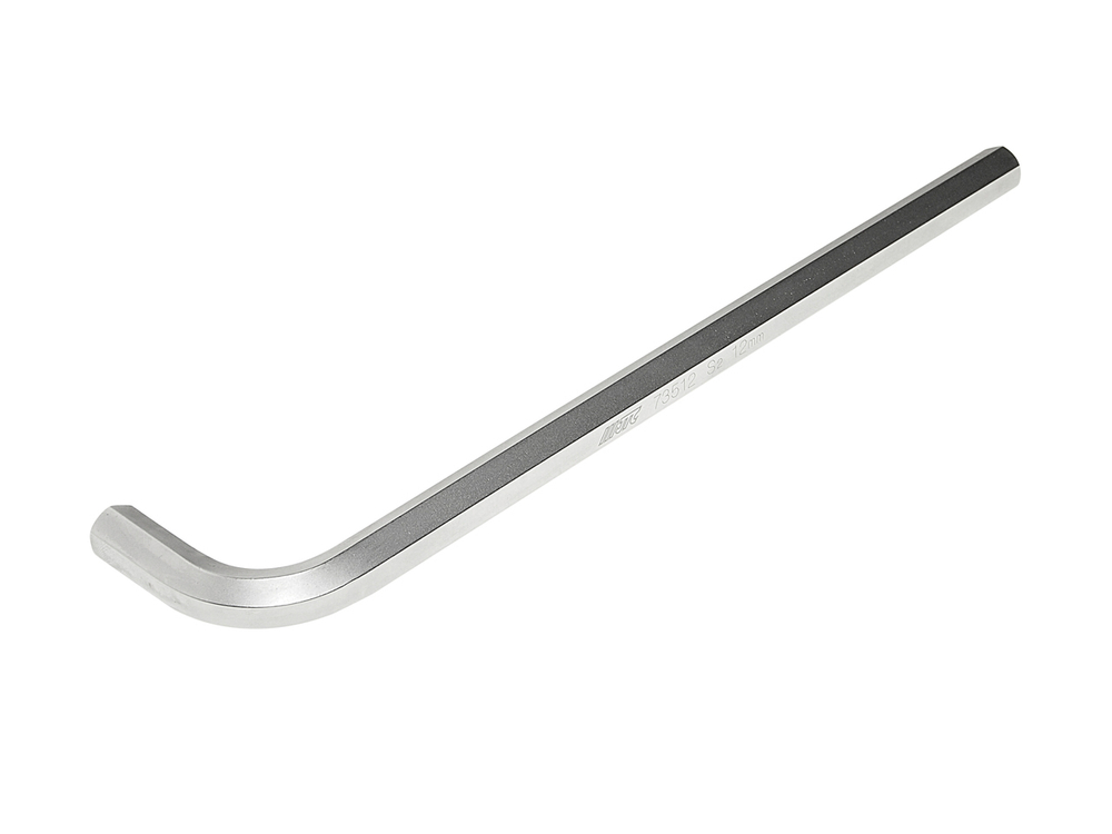 Ключ шестигранный Г-образный 12мм HEX удлиненный L=190мм JTC