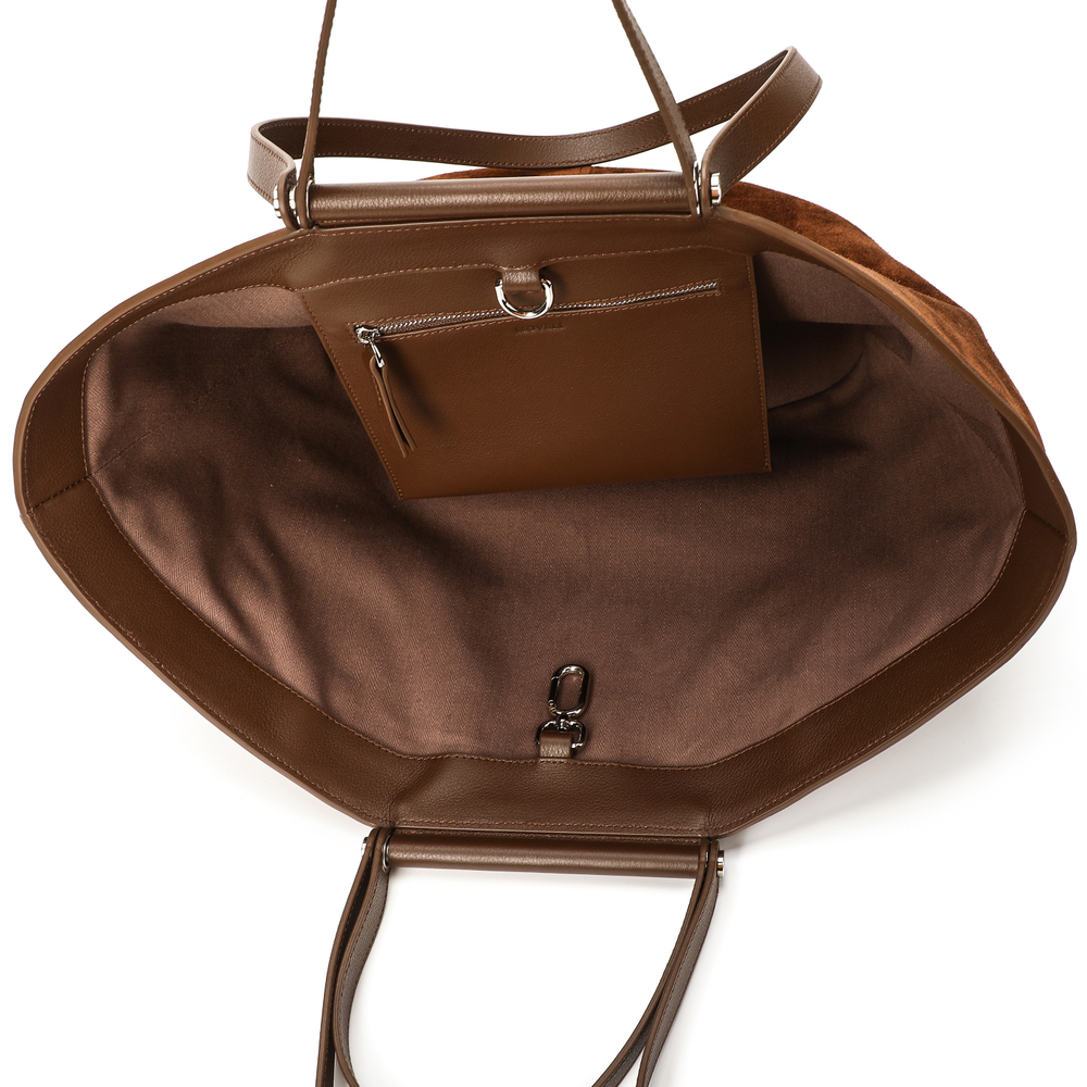 Сумка-шоппер CARRY карамельного цвета