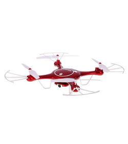 Р/У квадрокоптер Syma X5UW с FPV трансляцией Wi-Fi (HD), барометр 2.4G RTF красный
