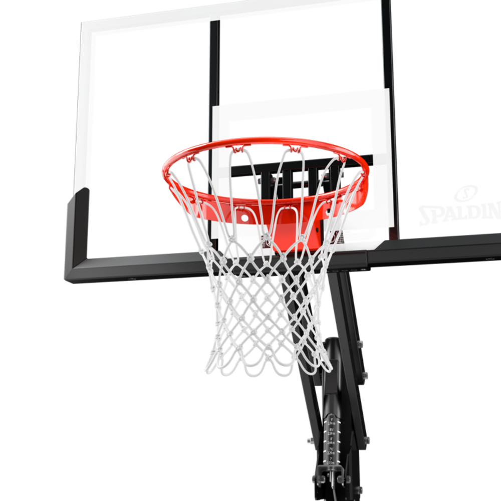Баскетбольная стационарная стойка, акрил Spalding 54 " Gold In-Ground