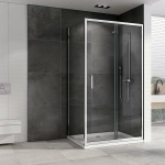 Душевой уголок ABBER Schwarzer Diamant AG301305-S1005 130x100 стекло прозрачное/профиль хром