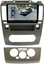 Магнитола для Nissan Tiida C11 2004-2013 (кондиционер/климат с прямоугольным экранчиком, рамка серая) - Teyes CC3-2K-360 на Android 10, 2K QLED, 6Гб+128Гб, CarPlay, 4G SIM-слот, 4 камеры в комплекте