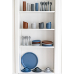 Тарелка connect, organic, D20,5 см, синяя