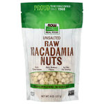 NOW Foods, Real Food, сырые орехи макадамия, несоленые, 227 г (8 унций)