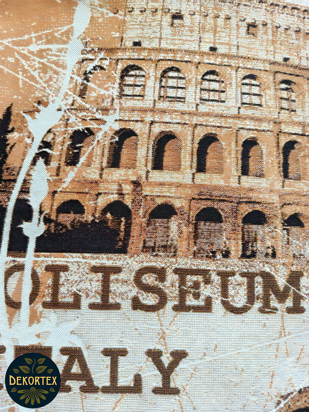 Декоративный гобеленовый чехол для интерьерной подушки Колизей 47х47