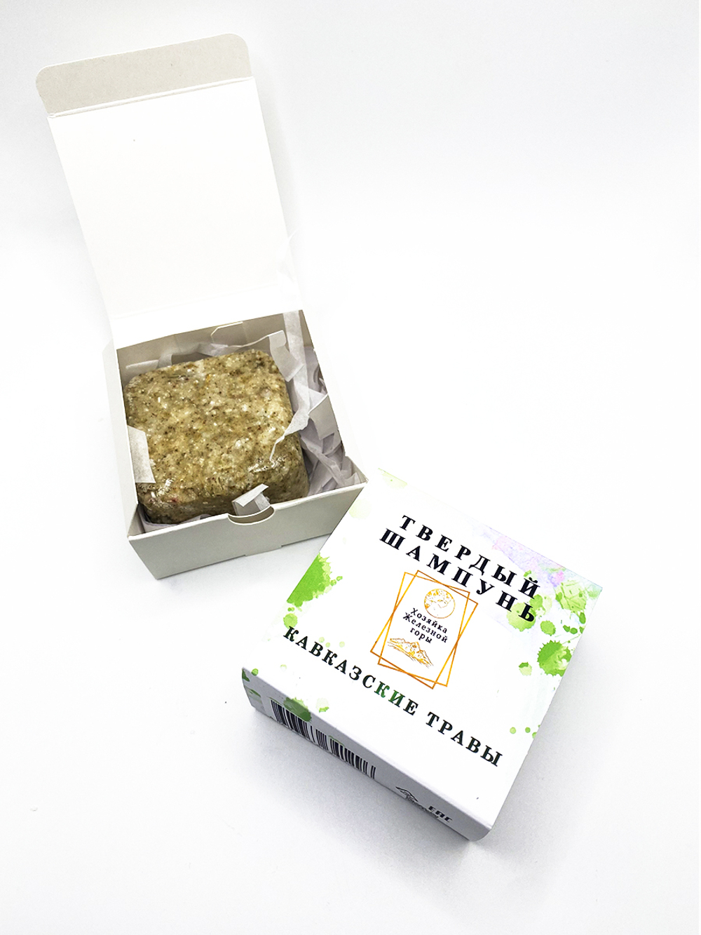 Твердый шампунь "Кавказские травы"