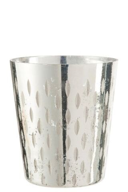 Подсвечник/Ваза "Сильвер" 18х18х20см