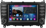 Магнитола для Mercedes-Benz C (W203) 2004-2007 - FarCar BM832-9491H7 дисплей 7" на Android 13, TS10, CarPlay, 4G SIM-слот, 4Гб/32Гб