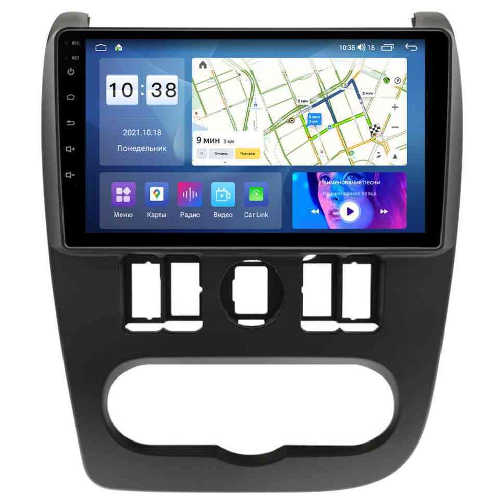 Магнитола для Lada Largus 2012-2021 - Parafar PF863LUX1RN2K на Android 13, QLED+2K, ТОП процессор, 4Гб+32Гб, CarPlay, 4G SIM-слот