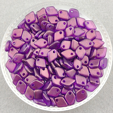 Бусины Dragon Scale 1,5x5 мм, цвет Пурпурный (Crystal GT Magenta)