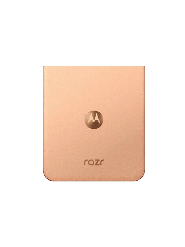 Задняя крышка для Motorola Razr 50 золотая (Gold) без стекла камеры