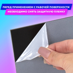 Табличка меловая настольная А4 вертикальная на деревянной подставке ПВХ черная BRAUBERG (2 штуки в упаковке)