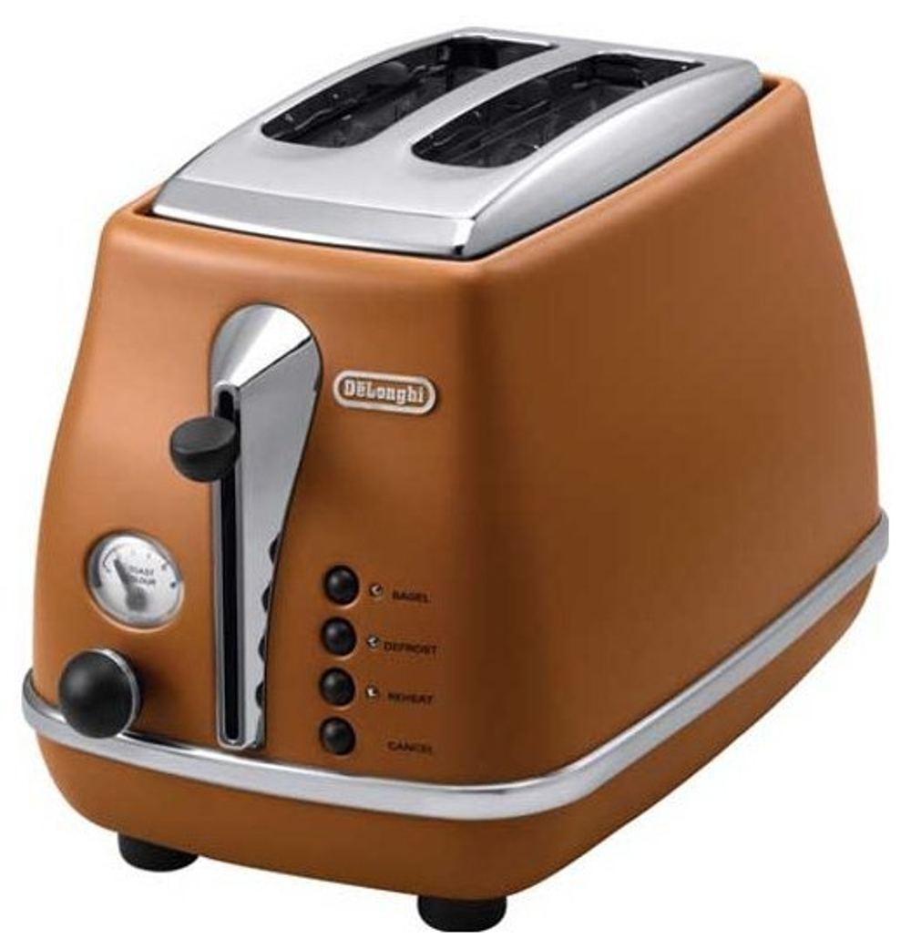 Тостер DeLonghi CTOV 2003.BW коричневый