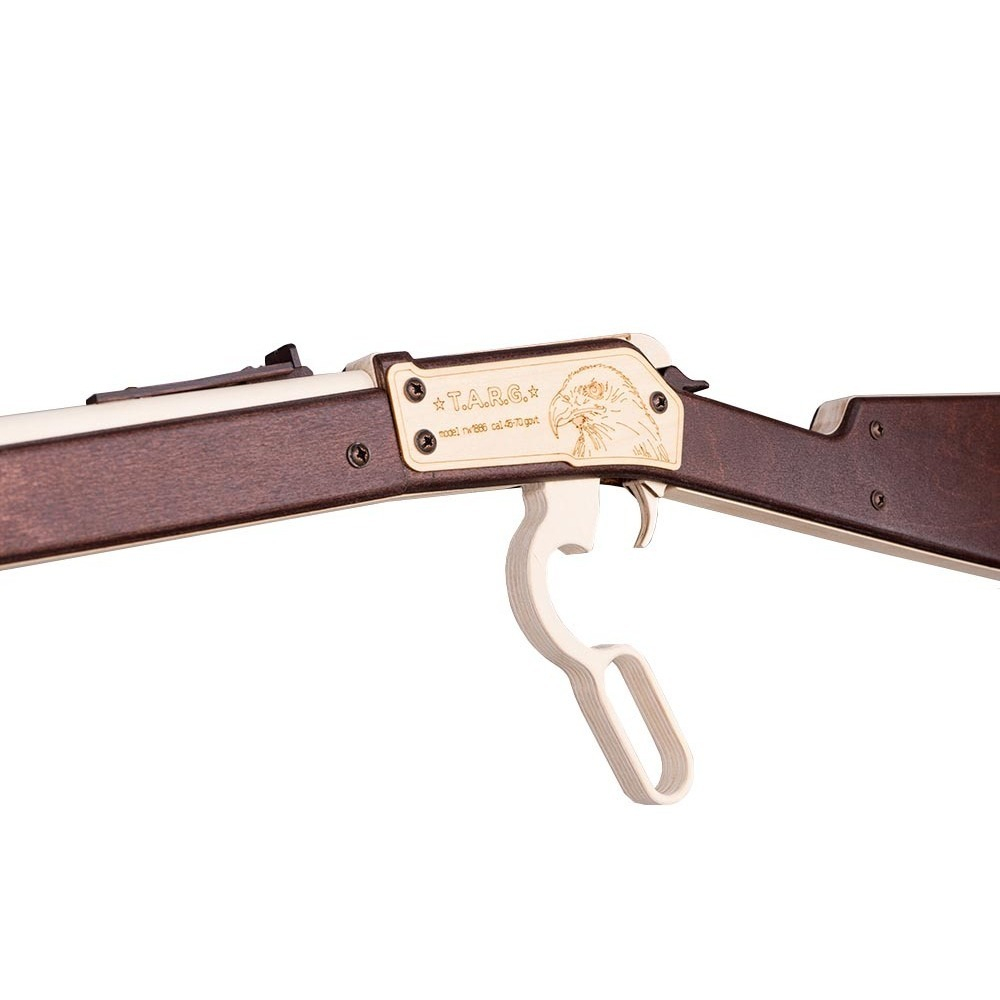 Винчестер Rebel от TARG - деревянный конструктор, сборная модель оружия из дерева и фанеры, 3d пазл
