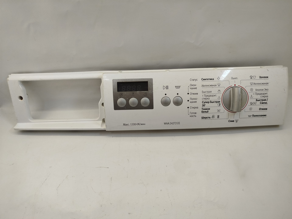 417 Силовой модуль и панель индикации в сборе для стиральной машины Bosch WAA24272CE / 5560 006 901 б/у