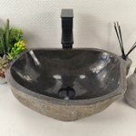 Раковина из речного камня RS-65448 41*29*15 0855