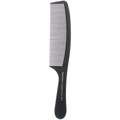 Расческа для укладки с ручкой «МИРА», цвет черный, 21,8*4см (упаковка как на фото)
