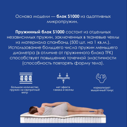 Матрас Dreamline Space Massage S1000