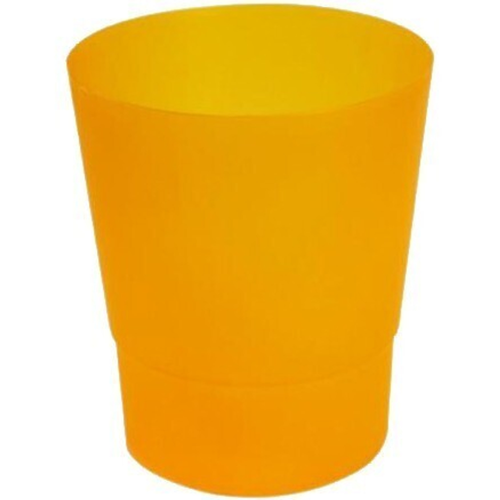 Кашпо для цветов пластиковое 1,25л «Радуга» оранжевый