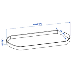 IKEA SNURRAD  (ИКЕА СНУРРАД)  -  Поворотное основание, прозрачное
