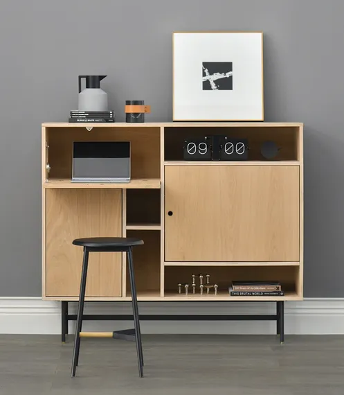 Полубарный Mont, 65 см, черный