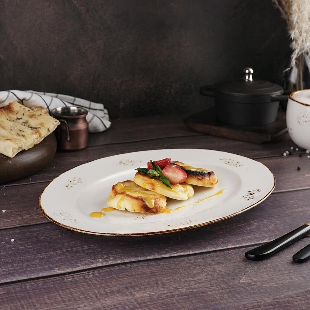 Блюдо овальное 30*22,5 см h2,2 см   Noble [1]