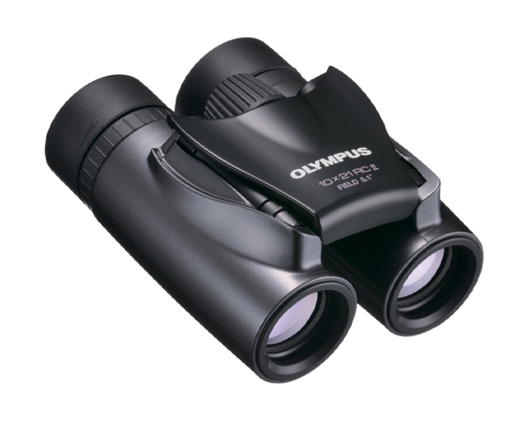 Бинокль Olympus 10x21 RC II - удобная регулировка межзрачкового расстояния