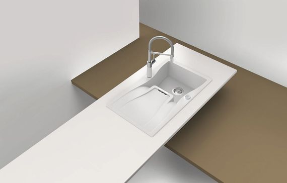 Мойка SCHOCK Waterfall 45D (D-100) Cristadur 860х500 поларис