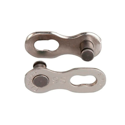 Замок цепи для 9 скор., серебристый, инд уп.