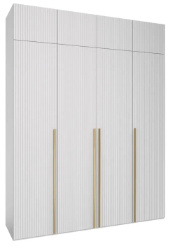 Антресоль для четырехдверного шкафа Аляска, белый