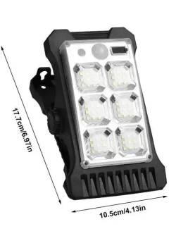 Светильник светодиодный с датчиком движения и с зажимом, YD-19B