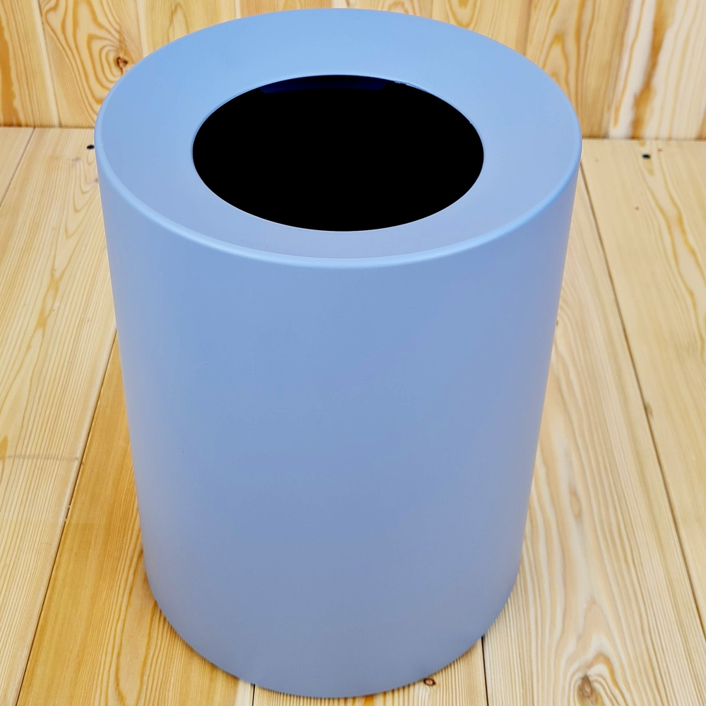 Корзина для бумаг "Sтилъ", с удобной урной внутри и скрытым размещением мусорного мешка. Цвет: Серый