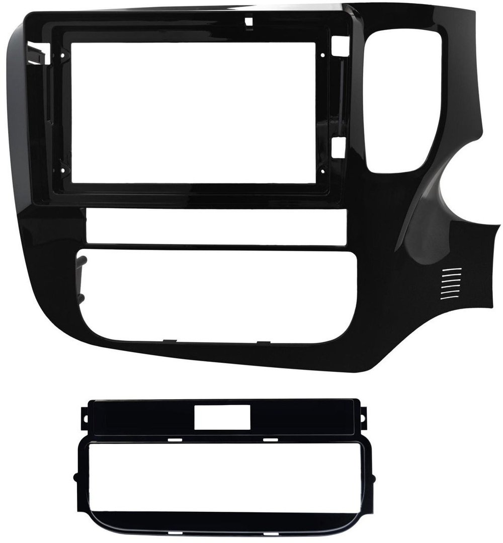 Магнитола Mitsubishi Outlander 3 2012-2021 (правый руль) - Teyes CC3-2K монитор 9.5" 2K QLED на Android 10, ТОП процессор, CarPlay, 4G SIM-слот