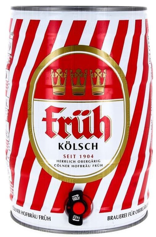 Пиво Фрюх Кёльш / Fruh Kolsch 5л - бочонок