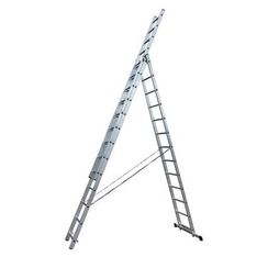 Лестница алюминиевая STAIRS трехсекционная 3x13 ступеней (AL313)