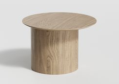 Столик Type D 60 см со смещенным основанием D 39 см (натуральный дуб)