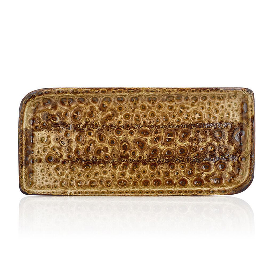 Блюдо прямоугольное 24*15 см Cowry Yellow By Bone Innovation [1]