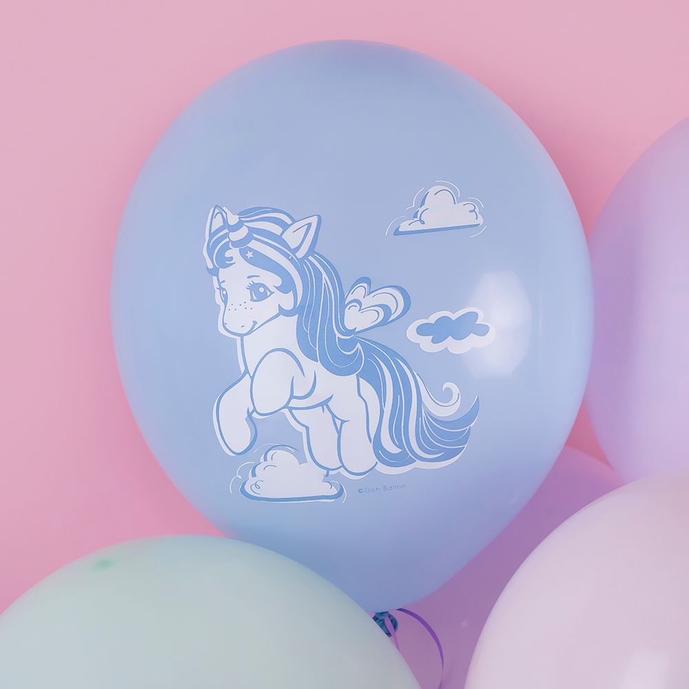 Шар (12''/30 см) Маленькие единороги, Ассорти, макарунс, 2 ст, 25 шт.