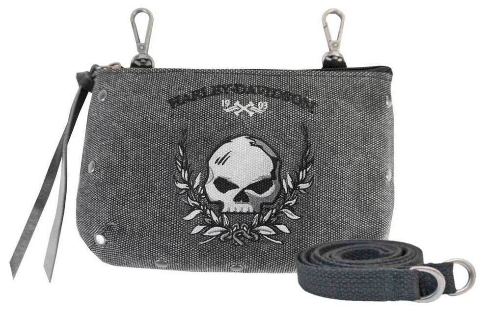 Сумка Skull Distressed Denim Hip Harley-Davidson